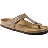 BIRKENSTOCK Infradito Birkenstock Gizeh 943811 in pelle oliata tabacco (41-46)