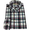 BRANCACCIO Camicia Uomo quadri rosso/blu BRANCACCIO NICOLA BD GOLD button down con taschino