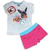 ACAMAR Films Pigiama corto bambina Bing completo t-shirt e pantaloncino in cotone 3109
