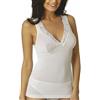 Vajolet Canotta donna Vajolet in filoscozia spalla larga con forma seno e pizzo art 5068