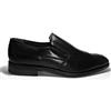 BEARCHI scarpe mocassini uomo cerimonia classiche eleganti pelle nere lucide