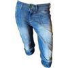 Meltin Pot Pinocchietto Pantalone Corto 3/4 Bermuda Sbiadito Jeans Donna Meltin Pot 39 40