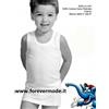 Fragi 6 Canottiere da bambino Fragi a spalla larga in fresco cotone pettinato art Joy
