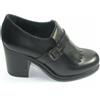 Dmn SCARPE DONNA PELLE MOCASSINO STILE INGLESE ARTIGIANATO ITALIANO NERO DMN 2111