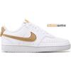 Nike SCARPE NIKE COURT VISION LOW NEXT NATURE- DH3158-105 col.bianco/oro