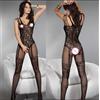 VESTITO SEXY TRASPARENTE CALZA APERTO COSTUME LINGERIE EROTICO NERO ADERENTE NEW