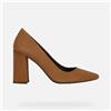 GEOX BIGLIANA D16PWC scarpe donna sandali decollete decolte pelle camoscio tacco