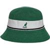 Kangol Cappello Kangol modello Bermuda Stripe Bucket, colore Turf Green, K3326st tg302