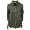 HUMILITY Camicia donna nero/moro cotone manica 3/4 HUMILITY mod HB1054 MADE IN ITALY