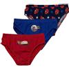 Marvel Slip 3 pezzi ufficiale Marvel Spiderman bambino shorties mutandine intimo 4066