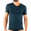 FILA 2 T-Shirt uomo Fila manica corta a V in cotone elasticizzato aderente - FU5139 V