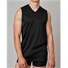 Gicipi T-shirt uomo Gicipi senza maniche con scollo a V in puro filo scozia art 261 SMV