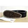 JUST CAVALLI CINTURA IN VERA PELLE NERO CON BRILLANTINI BELT ORIGINAL roberto