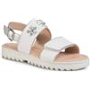 GEOX RESPIRA CORALIE J026EC scarpe bambina ragazza sandali aperti pelle strappo