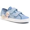 GEOX RESPIRA CIAK FROZEN P/E scarpe bambina sneakers tessuto canvas strappo