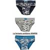 Emy 6 Slip bambino Emy in cotone elasticizzato con stampa ed elastico interno -Bimbo