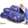 de fonseca DEFONSECA Ciabatte pantofole donna tessuto punta chiusa gomma ROMA TOP W300 Blu