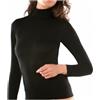 erreci intimo Dolcevita Lupetto Donna morbida Microfibra Termico Maglia Invernale Collo Alto