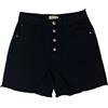 YES ZEE MINI SHORT DONNA 5 TASCHE JEANS PANTALONCINO VITA ALTA COTONE P237/WQ00