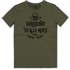 WARTSHIRT Maglietta Sorridendo Vò Alla Morte Reparti D'Assalto WW1 Arditi Skull T-Shirt