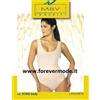 Emmebivi Body donna MBV spalla larga in calda lana seta con profili raso art 91502