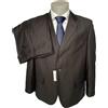 Confitalia Abito uomo Confitalia, marrone a righe DROP 0, conformato, calibrato, sconto 70%