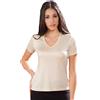 SCIARA €109 MAGLIA DONNA PURA SETA MANICA CORTA SCIARA ART.NANCY NUOVA CON CARTELLINO