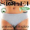 SieLei Slip donna SieLei alto in cotone biologico elasticizzato con bordi piatti - 1449