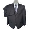 Confitalia Abito uomo Confitalia, grigio scuro a righe Drop 0 calibrato, conformato, -70%.