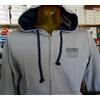 Guru Felpa uomo Guru aperta zip, con logo ricamato, tasche e cappuccio art G991068