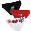 Marvel Set 3 Slip Marvel Spiderman bambino shorties mutandine intimo in cotone 6193