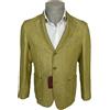 EFRELLE Giacca uomo EFRELLE, verde pastello DROP 6 in Puro Lino, sconto 70%.