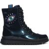 GEOX RESPIRA GILLYJAW A/I scarpe bambina ragazza stivali stivaletti lacci zip
