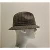 Made in Italy CAPPELLO UOMO FANTASIA BEIGE PIED DE POULE TESSUTO LANA MADE IN ITALY