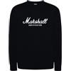 Felpa Marshall amplification nera con o senza cappuccio unisex musica suono rock