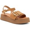 FRAU 89P4 P/E scarpe donna sandali zeppa pelle decollete decolte tacco cinturino