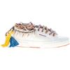 ALANUI scarpe donna shoes Sneaker Superga x Alanui in canvas bianco e conchiglie