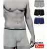 Superga 2 Boxer uomo Superga in cotone elasticizzato con elastico esterno loggato - 457