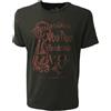 VINTAGE 55 T-shirt Uomo nera manica corta VINTAGE 55 - VOO-DOO 100% cotone MADE IN ITALY
