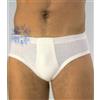 HENRI 3 SLIP UOMO HENRI 117 CLASSICO MUTANDA VITA ALTA COSTINA APERTO AVANTI BIANCO