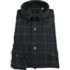 BRANCACCIO Camicia Uomo flanella blu/verde BRANCACCIO mod NICK ABF1603 100% cotone