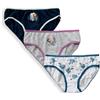 Disney Slip Disney Frozen Elsa 3 pezzi ufficiale bimba shorties mutandine intimo 5966