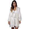 Andra Kimono donna Andra Lingerie corto in raso setificato art 862