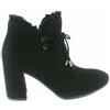 Nero Giardini Scarpe Nero Giardini donna tronchetti in camoscio nero A909431DE fatti in Italia