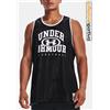 Under armour CANOTTA UNDER ARMOUR BASELINE REVERSIBLE- 1377310-001 col. nero/grigio