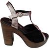 Repo Sandalo con tacco e fibbia, Donna - Art. 56248-E1/NER (Nero)
