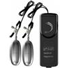 PIPEDREAM Pinze Morsetti con Vibratore per Seno Stimolatore Multi-velocità con Telecomando