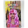 ATOSA PARRUCCA CAPELLI LUNGHI ROSA FUCSIA CARNEVALE COSPLAY PARTY FASHION PRINCIPESSA