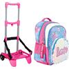 Footy Grande Zaino Love Sea Footy Led con Carrello Trolley Staccabile Seven Scuola