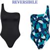 SLOGGI costume da bagno donna Bikini o intero mono spalla due pezzi reversibile